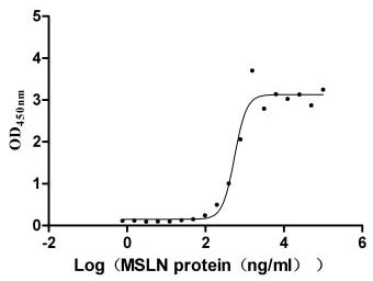 Функциональный ИФА: связывание иммобилизованного MUC16 с MSLN