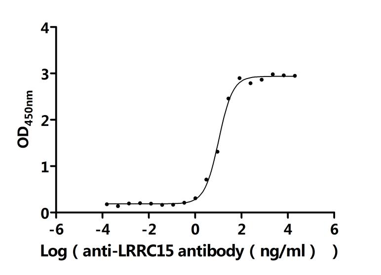 Функциональный ИФА: связывание рекомбинантного антитела с иммобилизованным белком LRRC15